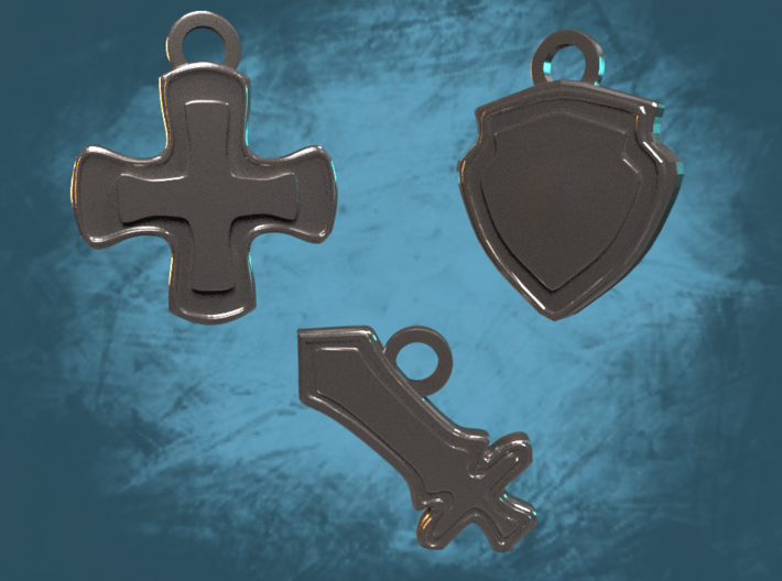 Tank Role Charm 3d printed 