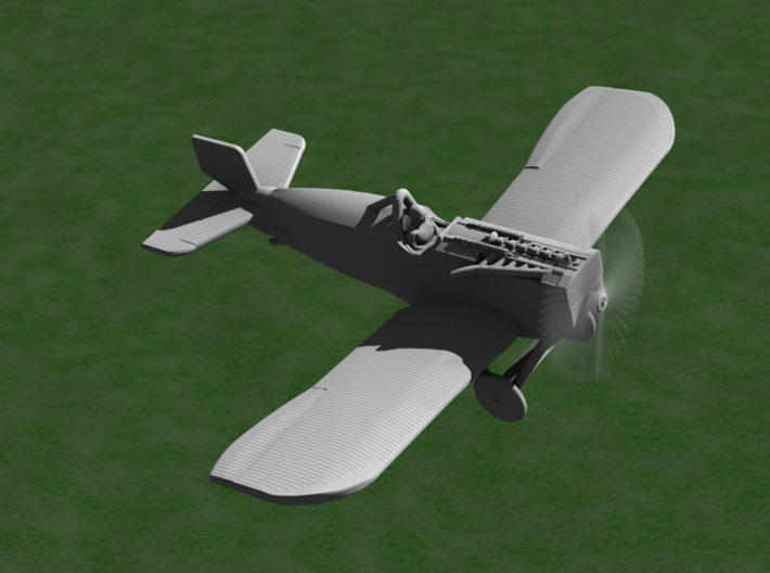 Junkers D.I (short fuselage) 3d printed Computer render of 1:144 Junkers D.I
