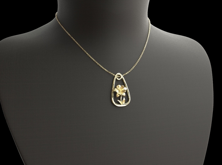 Columbine Resolved To Win Pendant 3d printed 