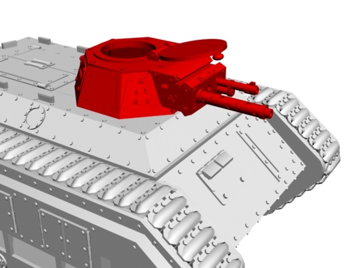 28mm Kimera looted armour turret 1 (open hatch) 3d printed