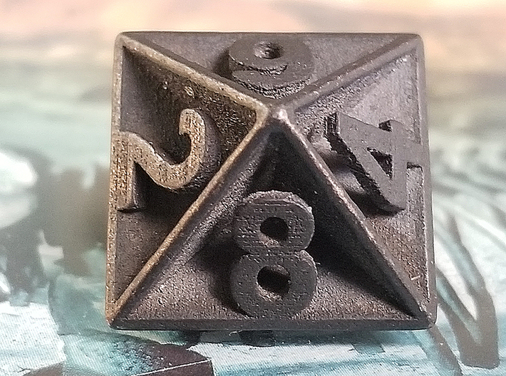 D8 - Plunged Sides 3d printed The D8 Steel.
