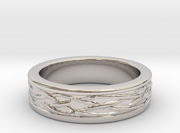 Celtic Knot Mens Ring- Size 10 3d printed