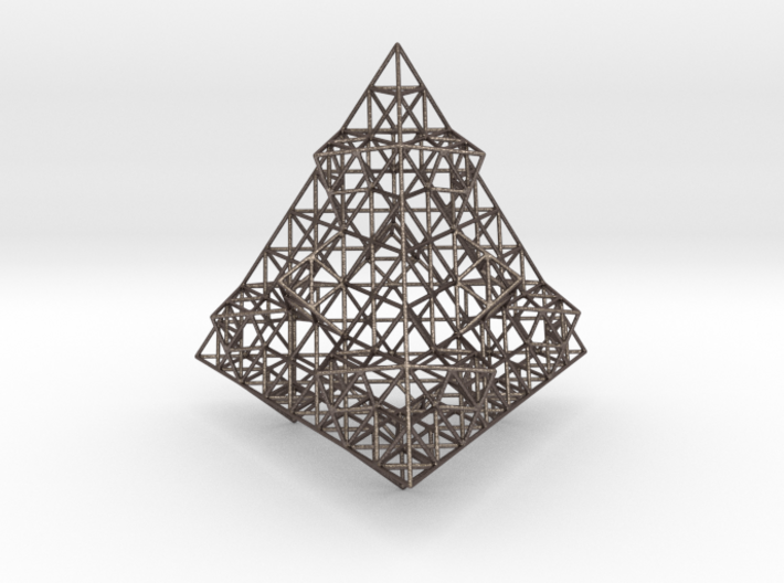 Wire Fractalised Tetrahedron 3d printed