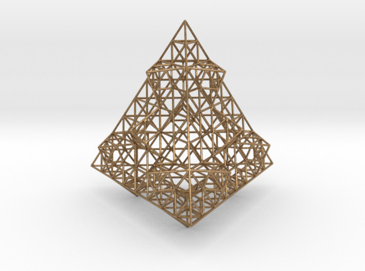 Wire Fractalised Tetrahedron 3d printed