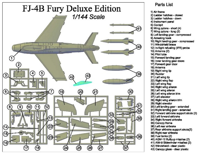 FJ4B-144scale-7-AIM9Missile(2) 3d printed 