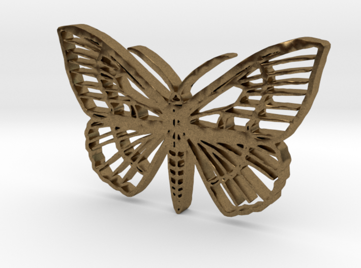 Tropical butterfly 3d printed