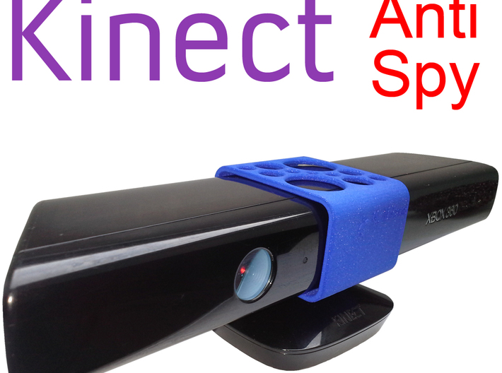 Kinect Anti-Spy slide cover 3d printed