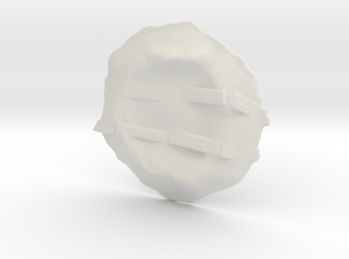 Crater with motor vehicle planks B 3d printed
