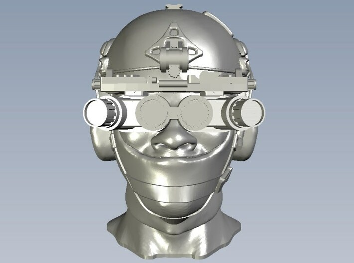 1/50 scale SOCOM operator D helmet &amp; heads x 15 3d printed