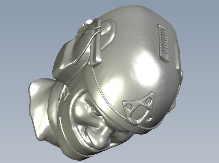 1/50 scale SOCOM operator E helmet & heads x 10 3d printed 