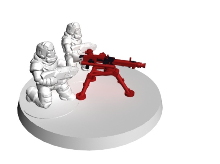 28mm MG42 carriage 3d printed SIZE COMPARISON