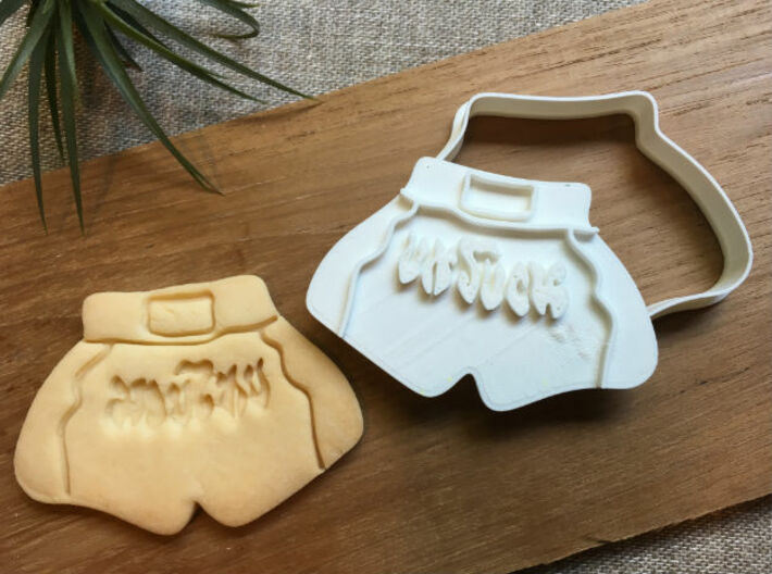 thaiboxing-cookiecutter 3d printed