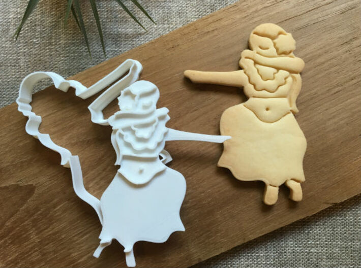 aloha-cookiecutter 3d printed 