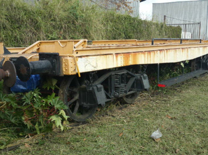 Flat wagon for yard workers use 3d printed 