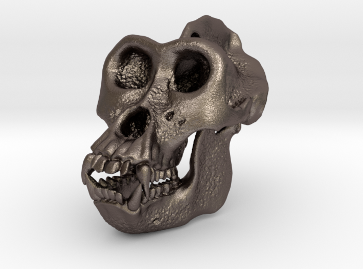 Gorilla Skull 3d printed 