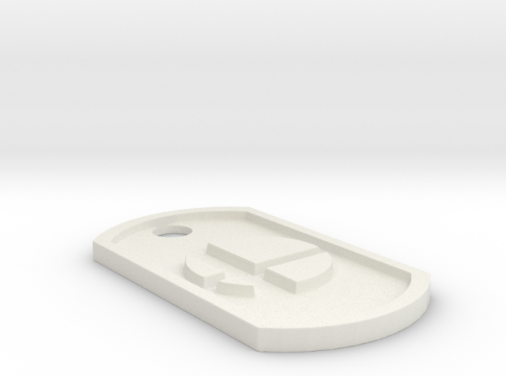 Super Smash Brothers Themed Dog Tag 3d printed