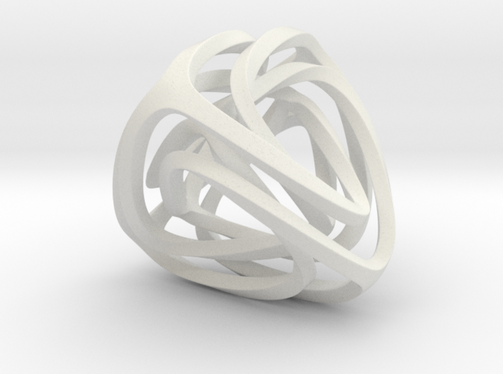 Twisted Tetrahedron (Thin) 3d printed 