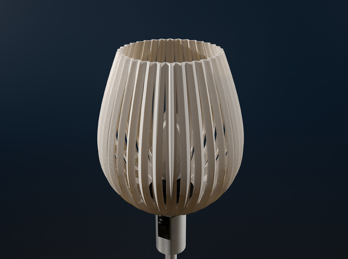 Krafteck Lamp Shade - Zigzag E14 3d printed
