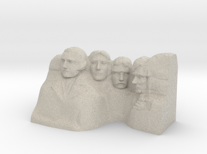 Mount Rushmore Monument 3d printed