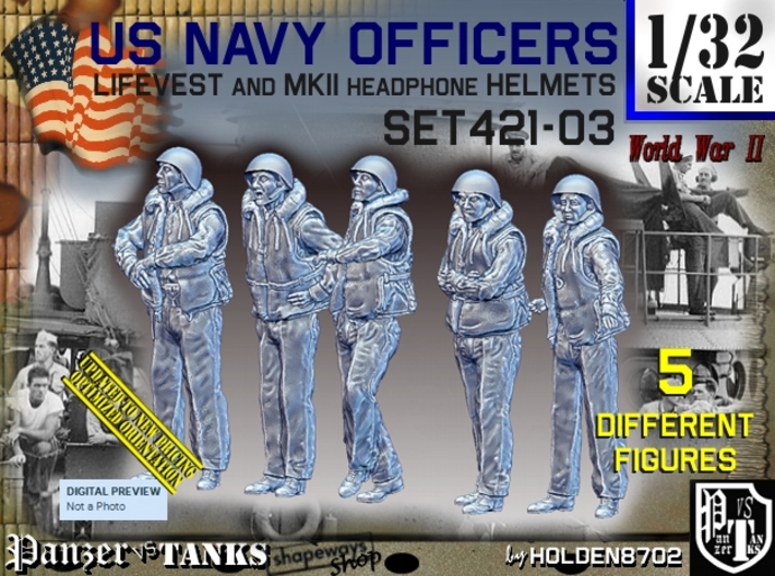 1/32 USN Officers Kapok Set421-03 3d printed
