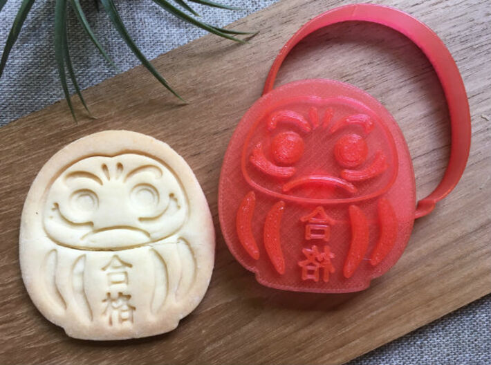 daruma-cookiecutter 3d printed 