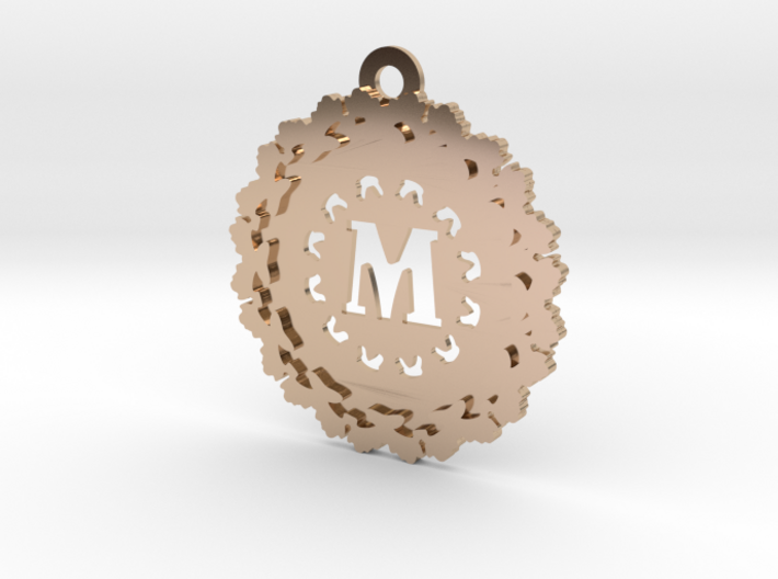 Magic Letter M Pendant 3d printed