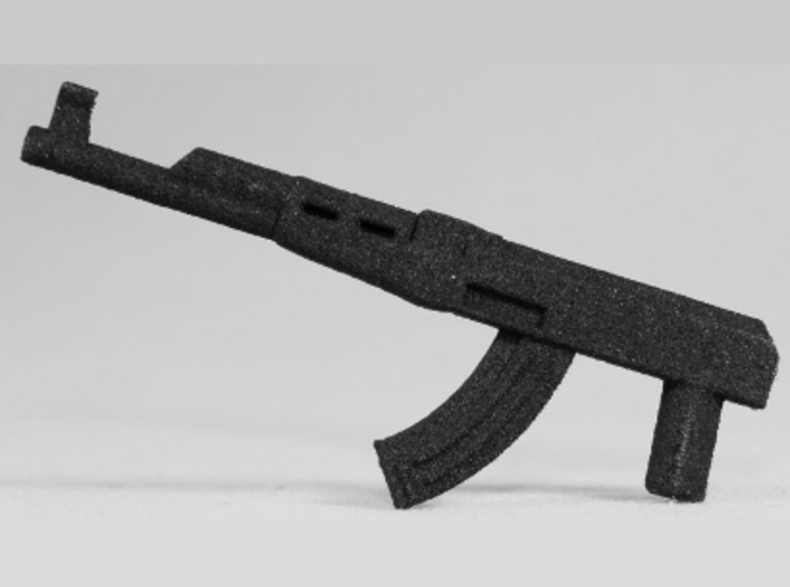 5x AK-47 assault rifle for Playmobil figures  3d printed 