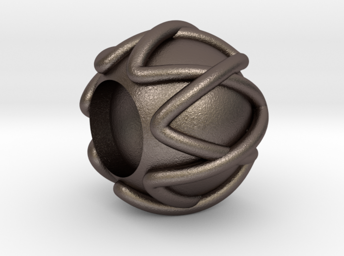 Septafoil Knot Keychain/Lanyard Bead 3d printed