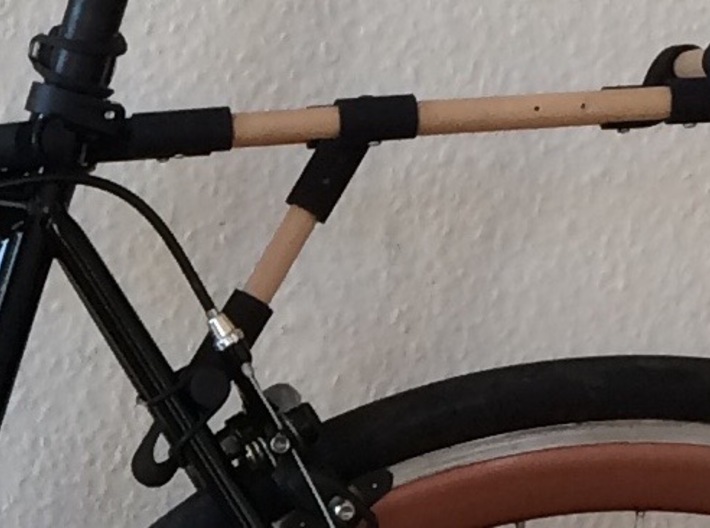 Bicycle Rear Rack Part 2 (Middle Joint) 3d printed 
