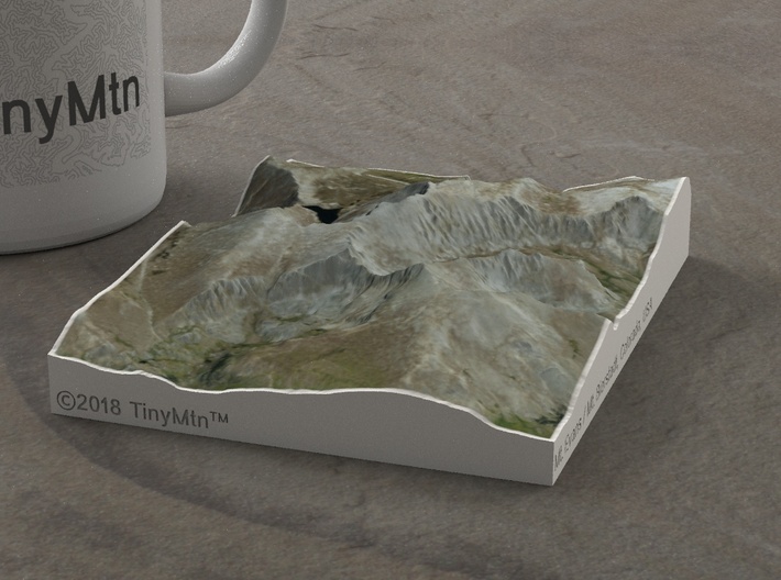 Evans/Bierstadt, Colorado, USA, 1:50000 3d printed 