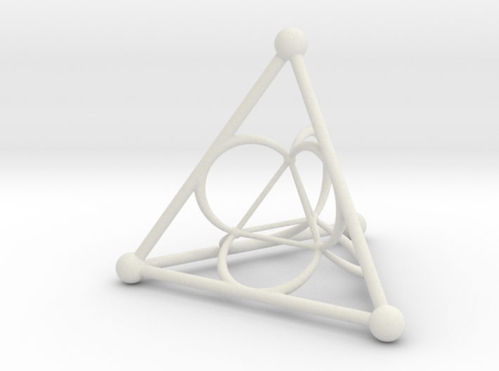 Nested Tetrahedron 3d printed