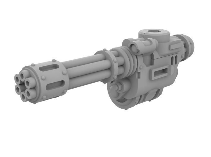 Unofficial Mini Knight Rotary Gun, Right Side 3d printed 