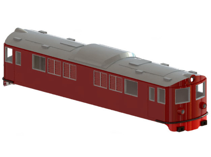 Swedish SJ electric locomotive type F - H0-scale 3d printed CAD-model