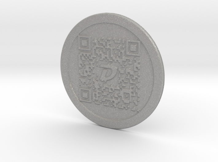 DigiByte Metal Wallet 3d printed