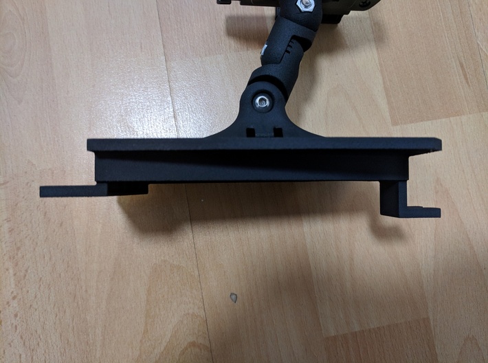 Cherokee XJ Phone Mount Back Plate - w Aux In Hole 3d printed 
