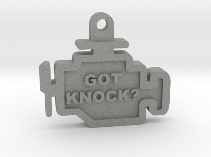 Got Knock Check Engine Keychain 3d printed
