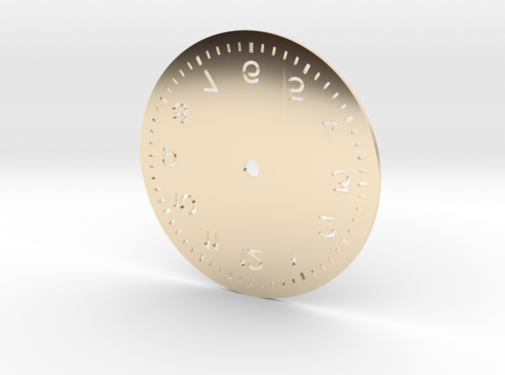 Numbered Dial 3d printed