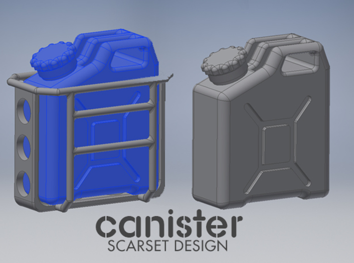 1/10 Fuel Canister 3d printed 