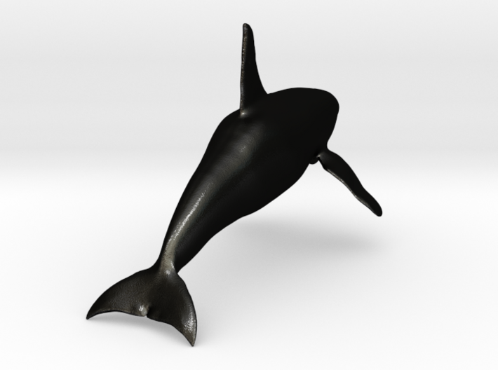 Orca Male Hollow Pendant 3d printed
