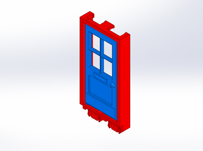 Rokenbok Door 3d printed 