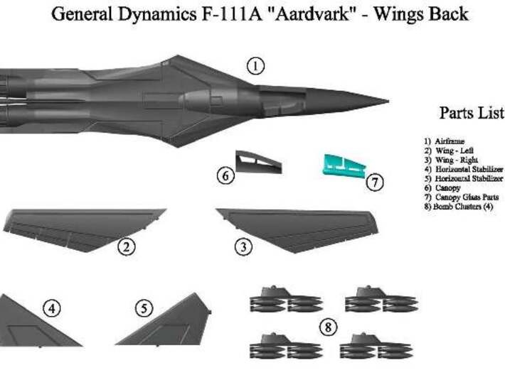 F-111A-144scale-WingsBack-04-Stabilizer-Left 3d printed