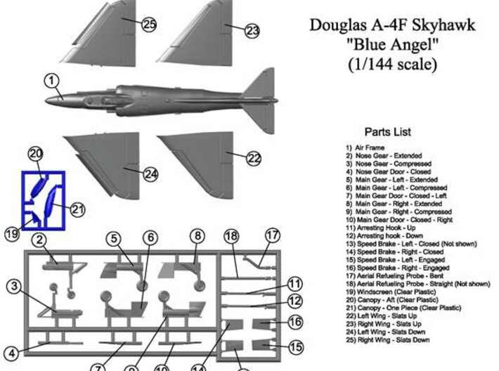 A-4F-BlueAngel-144scale-06-PartFret 3d printed 