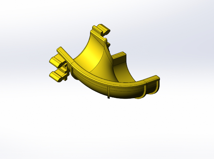 Rokenbok Corner Chute 3d printed