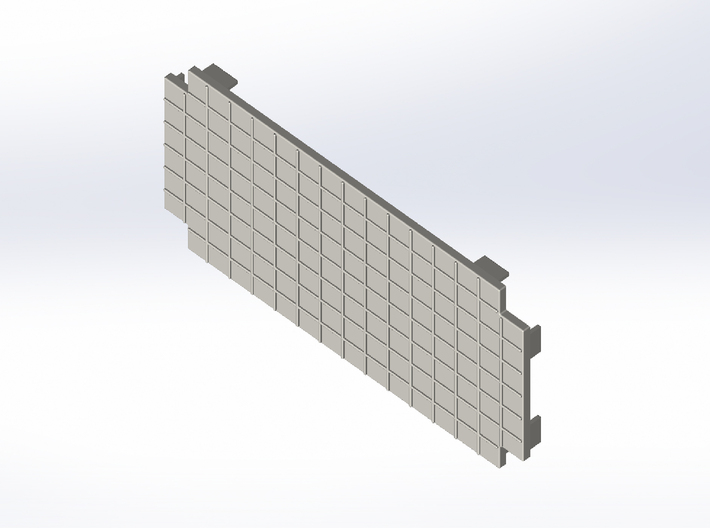 Rokenbok Half Deck Plate, Squares 3d printed