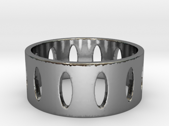Ovals Ring Size 7 3d printed