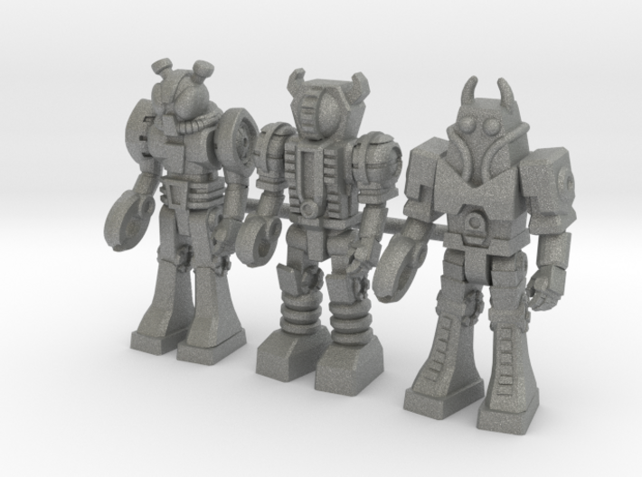 Waruders at Attention, 3 35mm Minis 3d printed