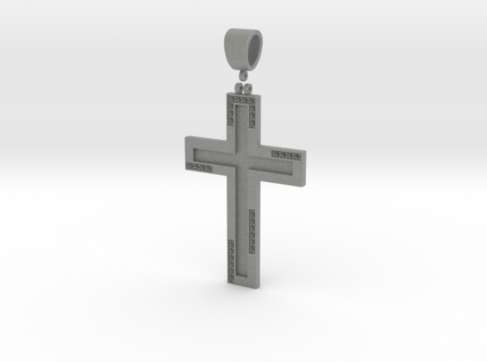 Cross with diamond 3d printed