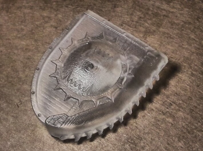 Right-handed Chainshield (Angry Maw design) 3d printed 
