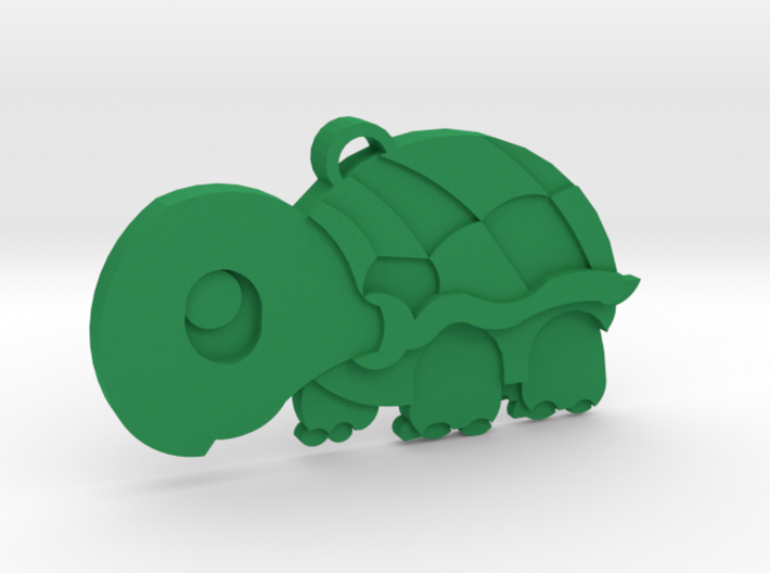 Cute Turtle Keychain 3d printed