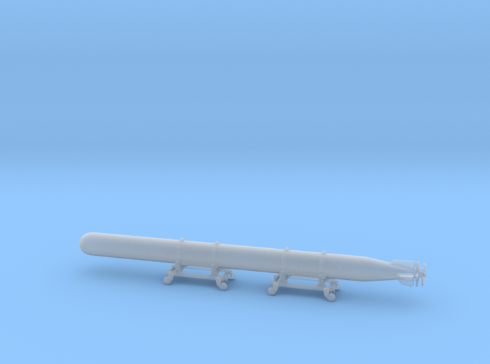 1/200 IJN Type 93 Long Lance Torpedo 3d printed 